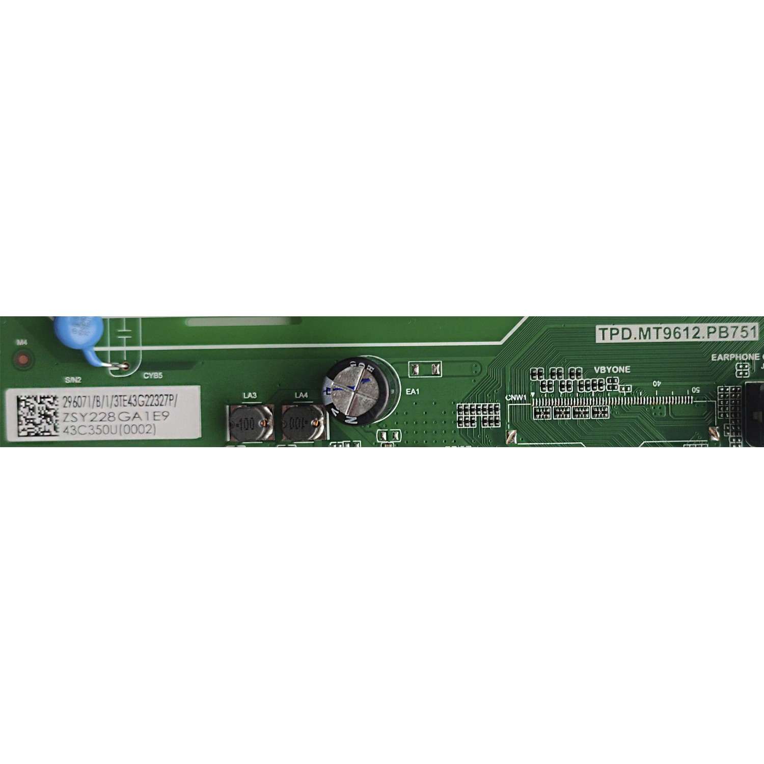 MAIN FUENTE (COMBO) PARA TV TOSHIBA·FIRE TV 4K·UHD·HDR / NUMERO DE PARTE 296071 / TPD.MT9612.PB751 / 43C350U(0002) / PANEL HD425Y1U71-T0L2K2/S2/GM/ROH / DISPLAY HV430QUB-F70 / MODELO 43C350KU 43C350U - Imagen 2